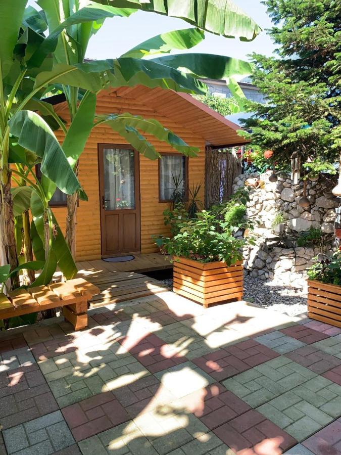 Гостевой Дом У Левы Hotell Gagra Exteriör bild